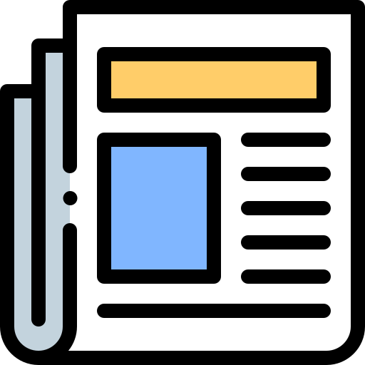 Zeitung als Symbol für textbasiertes Lernmaterial